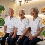 Senior health guide about Calcium-Rich Plant Foods - medical illustration