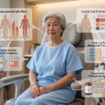 Senior health guide about Bisphosphonate Side Effects - medical illustration