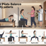Senior health guide about Chair Pilates Sequences - medical illustration