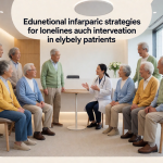Senior health guide about Loneliness Intervention Strategies - medical illustration