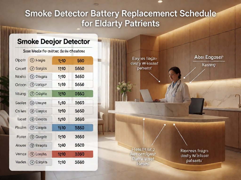 Senior health guide about Smoke Detector Battery - medical illustration