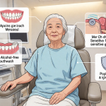 Senior health guide about Alcohol-Free Mouthwash Benefits - medical illustration