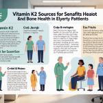 Senior health guide about Vitamin K2 Sources - medical illustration