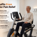 Senior health guide about Recumbent Bike Benefits - medical illustration