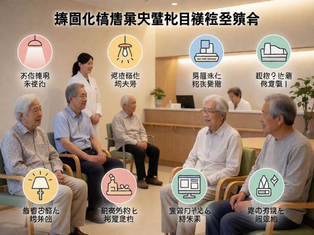 Senior health guide about Managing Sundowning With - medical illustration