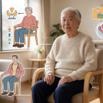 Senior health guide about Visual Contrast Strategies - medical illustration
