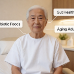 Senior health guide about Probiotic Foods For - medical illustration
