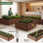 Senior health guide about Raised Garden Beds - medical illustration