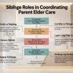 Senior health guide about Sibling Roles in - medical illustration